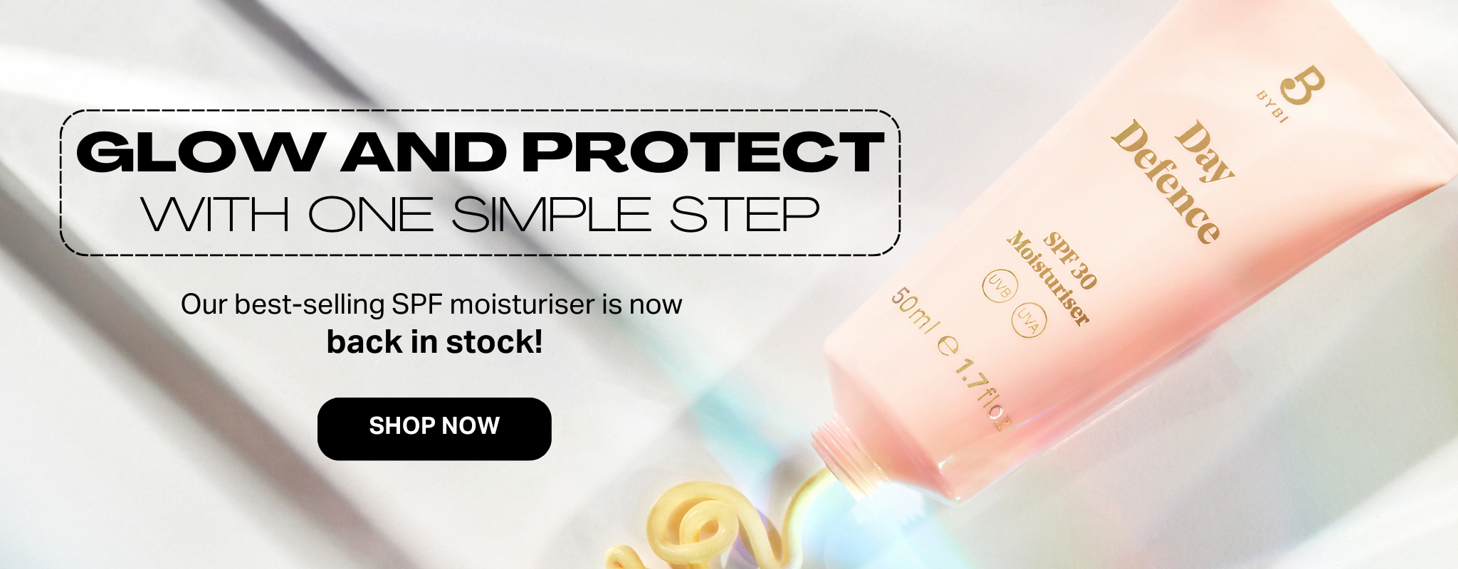 Glow and protect with one simple step