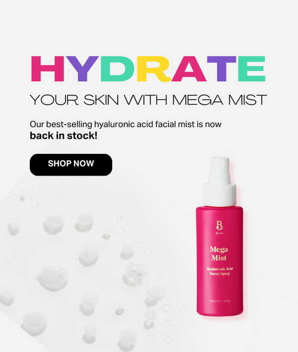 Hydrate your skin with mega mist